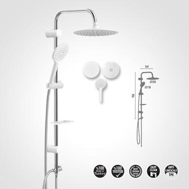 DuscheLine duş sistemleri, çarpıcı tasarımlarıyla banyolarınızın havasını değiştiriyor...